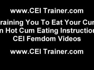I hope you like eating your own super cum CEI